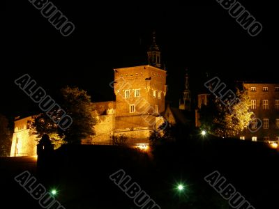 Wawel. Krakow. An ancient part of city.