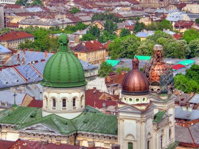 Lvov. The western Ukraine.