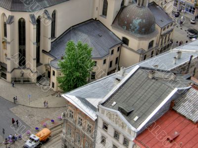 Lvov. The western Ukraine.