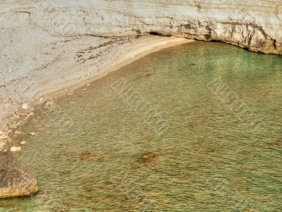 Beautiful sea coast. The western Crimea.