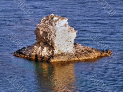 Beautiful sea coast. The western Crimea.