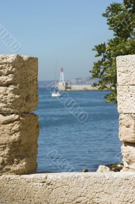 Marseille port