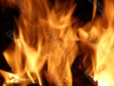 Flames or fire