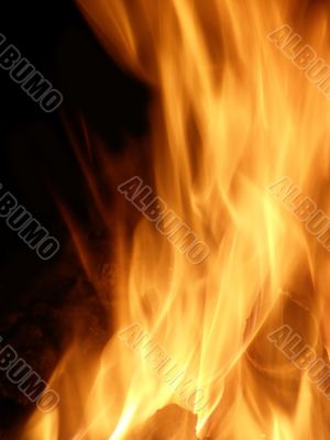 Flames or fire