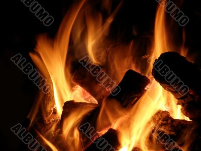 Flames or fire
