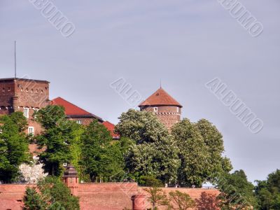 Wawel. Krakow. An ancient part of city.