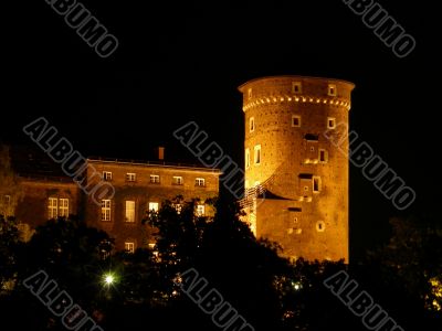 Wawel. Krakow. An ancient part of city.