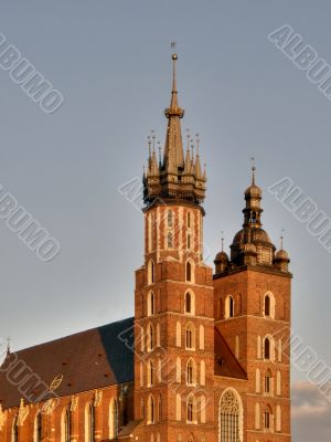 An ancient part of city. Poland.