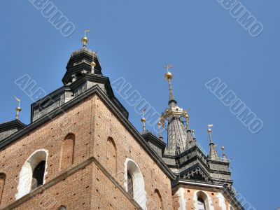 Krakow. An ancient part of city.