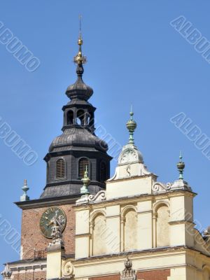 Krakow. An ancient part of city.