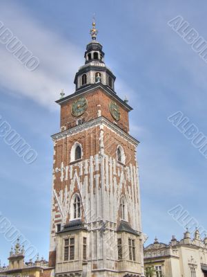 Krakow. An ancient part of city.