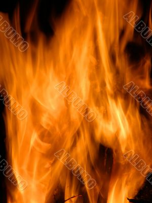 Flames or fire