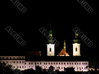 Night Prague. Old city.