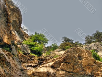 Waterfalls. Crimea.