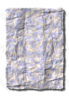 A crumpled piece of paper - illustration