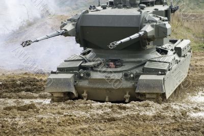Tank in the mun
