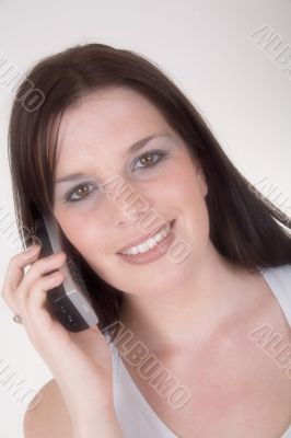 Woman on telephone