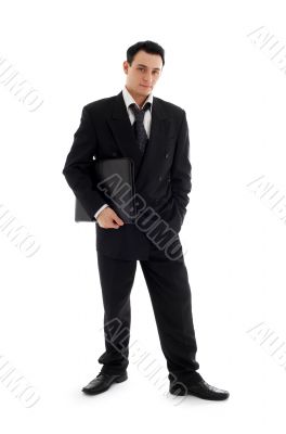 businessman with black folder #3