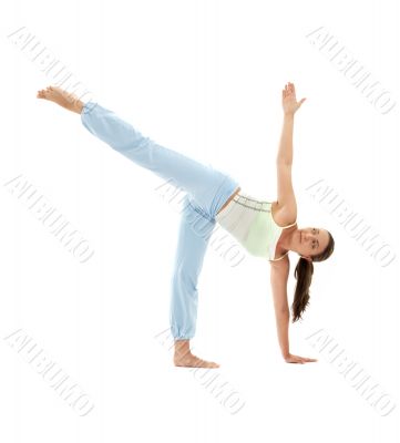 ardha chandrasana half moon pose