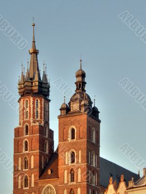 Krakow. An ancient part of city.
