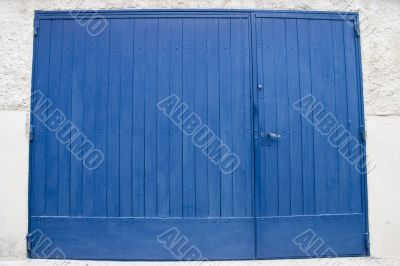 Big blue door
