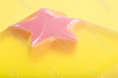 Jelly soap abstract