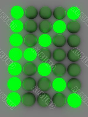 figure on the electronic display