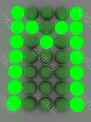 figure on the electronic display