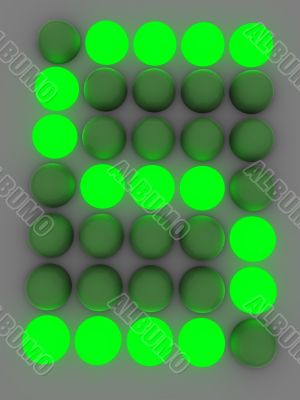 figure on the electronic display