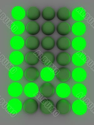 figure on the electronic display