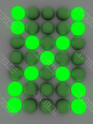 figure on the electronic display