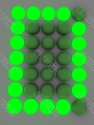figure on the electronic display