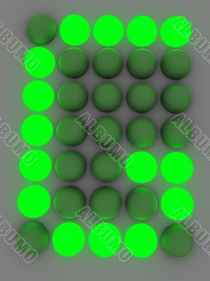 figure on the electronic display