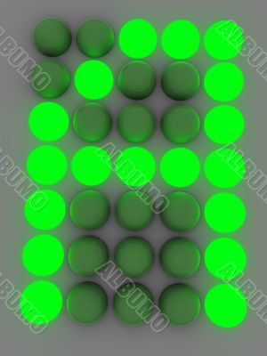figure on the electronic display