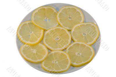 Lemon in slices