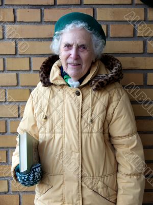 Senior Going To The Library