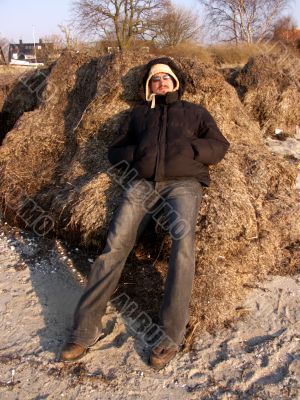 Relaxing At The Beach