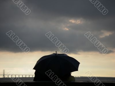 Umbrella Couple