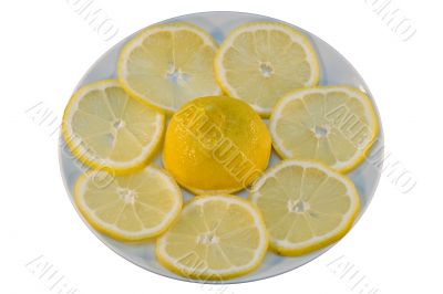 Lemon in slices