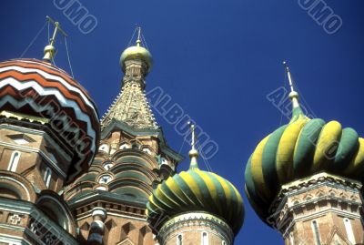 Detail, onion domes