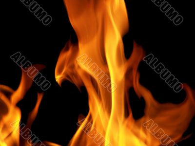 Flames or fire
