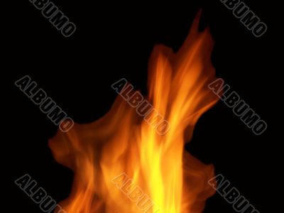 Flames or fire