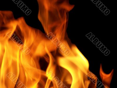 Flames or fire