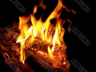 Flames or fire