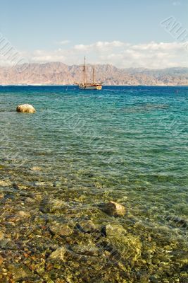 On the sea - a calm