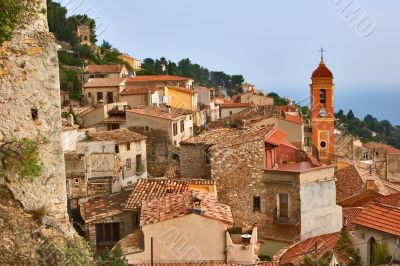 Belltower and roofs.