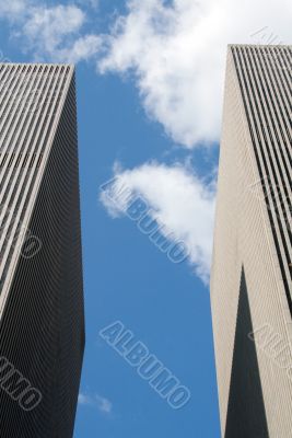 Modern skyscrapers