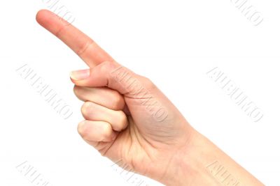 Pointing hand