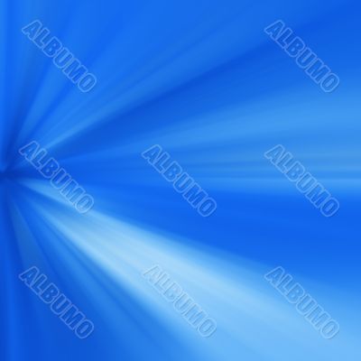 blue rays of light