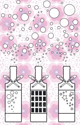 wine bottles